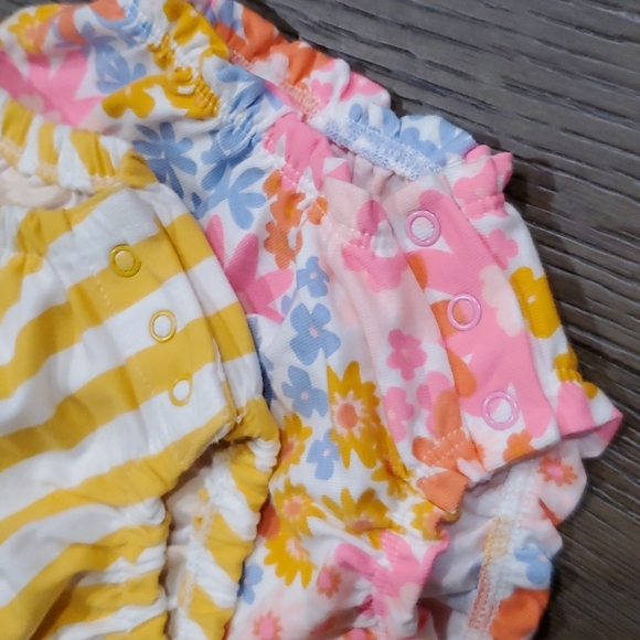 Cat & Jack 2 Pack Summer Onesies 3-6 Months - Picture 8 of 10